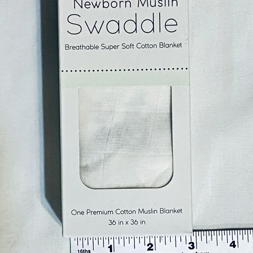 Amazing Baby Newborn Cotton Muslin Zebra Swaddle Blanket 36x36 inch Breathable